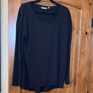 Athleta  Classic Black Long Sleeve Top